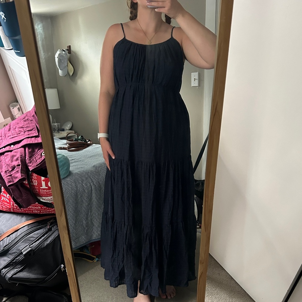 Banana Republic Navy Maxi Dress